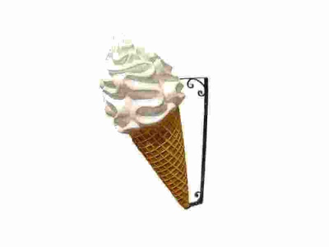 Soft ice cream for the wall