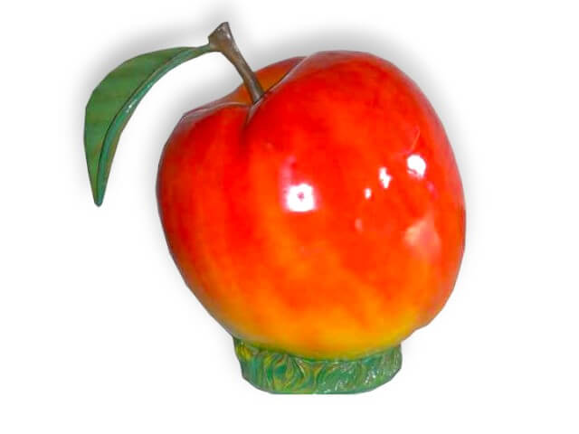 Werbeaufsteller Deko Apfel 100 cm