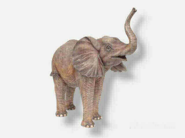 sitzender Deko Elefant