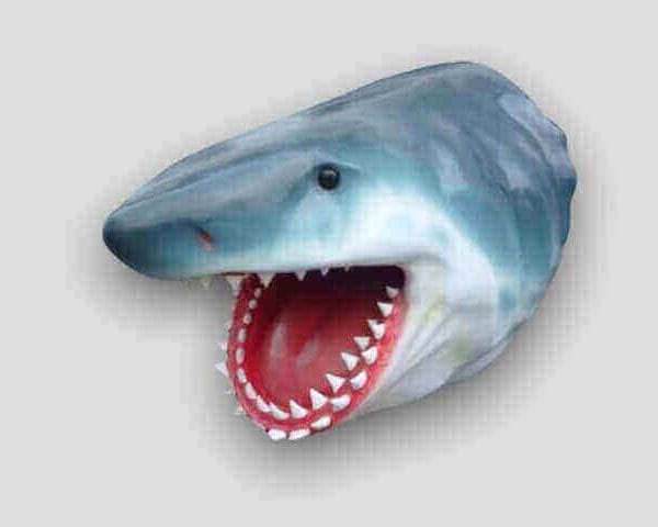 Riesiger Haifischkopf